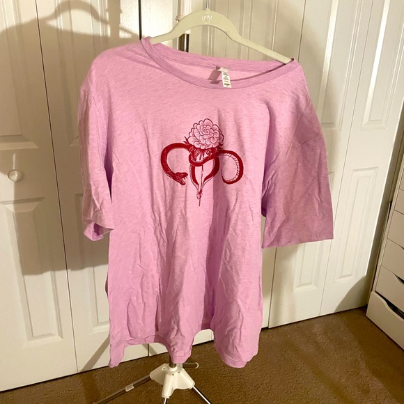 BELLA CANVAS 3XL Mauve Uterus Serpent Tee - Picture 1 of 3